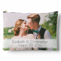 Trouwfoto met namen en datum