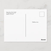 Trouwfoto met vonken bedankt briefkaart (Achterkant)