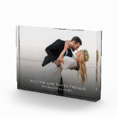 Trouwfoto Minimalistisch Koppel Eenvoudige Foto (Rechts)