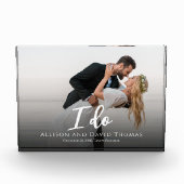 Trouwfoto Minimalistische Koppel Simpel I Do Fotoblokken (Voorkant)