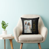 Trouwfoto Nieuwgetrouwden Kerstmis Kussen (Stoel)