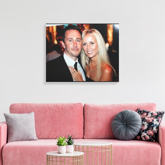 Trouwfoto op Canvas (Insitu (Woonkamer))