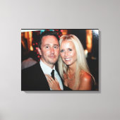 Trouwfoto op Canvas Afdruk (Voorkant)