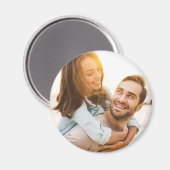 Trouwfoto paar Pas getrouwd Magneet (Voorkant / Achterkant)