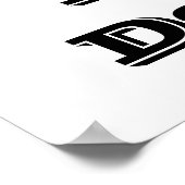 Trouwfoto prop bord "I Do" Poster (Hoek)
