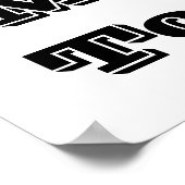 Trouwfoto prop bord "Me Too" Poster (Hoek)