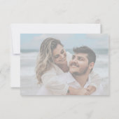 Trouwfoto  RSVP kaartje (Achterkant)