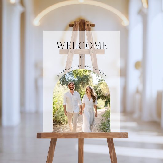 Trouwfoto Rustieke Matglazen Bruiloftsontvangst Acryl Bord