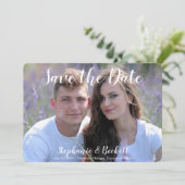 Trouwfoto Save The Date (Staand voorkant)