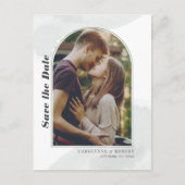 Trouwfoto Save the Date Aankondigingskaart (Voorkant)
