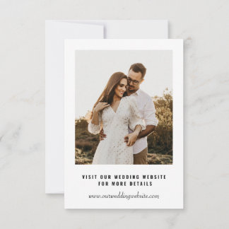 Trouwfoto Save the Date | Nep Vellum Overlay  Kaart