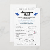 Trouwfoto Schatzoektocht Kaart (Voorkant / Achterkant)