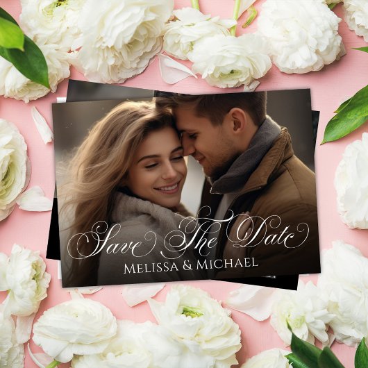 Trouwfoto Sla de datum script Sjabloon