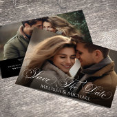 Trouwfoto Sla de datum script Sjabloon