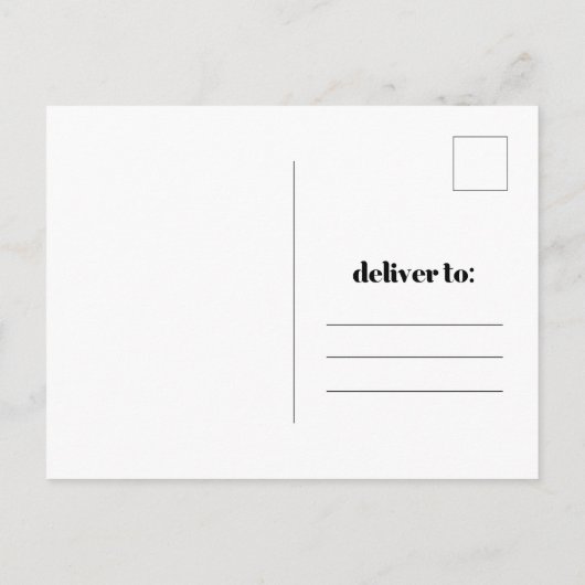 Trouwfoto Stel nieuwe datum uit Bericht Aankondigingskaart (Achterkant)