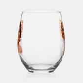 Trouwfoto stel wijnglas zonder voet (Links)