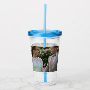 Trouwfoto toevoegen Aanpassen Acryl Drinkbeker
