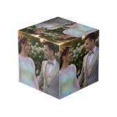 Trouwfoto toevoegen Aanpassen Kubus (Achter hoekig)