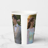 Trouwfoto toevoegen Aanpassen Papieren Bekers (Rechts)