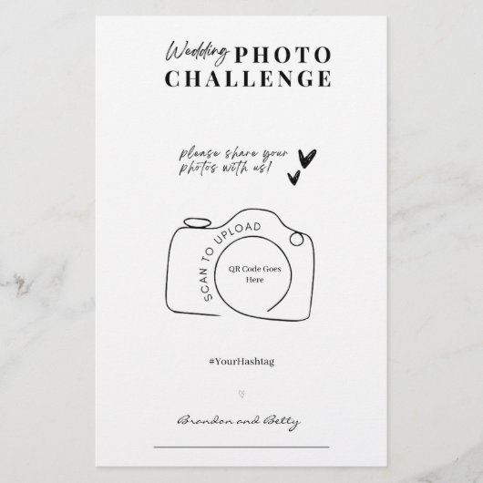 Trouwfoto-uitdaging, Ik zie trouwspel Flyer (Voorkant)