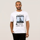 Trouwfoto van afgestudeerde ouder en jaar t-shirt (Voorkant volledig)