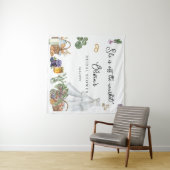 Trouwfoto van boer uit de markt wandkleed (In Situ (horizontaal))