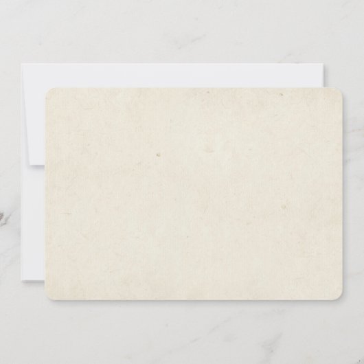 Trouwfoto van haaienstrand in vintage stijl save the date (Achterkant)