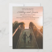 Trouwfoto Verticale Website Save The Date (Voorkant)