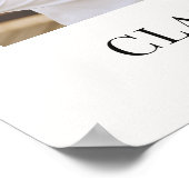 Trouwfoto Welkomstbord Poster (Hoek)