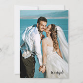 Trouwfoto Zeepaarden Happily Ever After  Kaart (Voorkant)