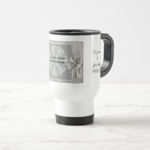 Trouwfoto Zilver gepersonaliseerd Reisbeker