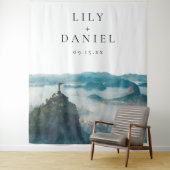 Trouwfotobehang Rio de Janeiro Wandkleed (In situ)