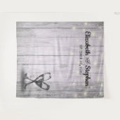 Trouwfotocabine Achtergrond Champagneglaasje Hout Wandkleed (Voorkant (horizontaal))