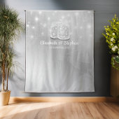 Trouwfotocabine Achtergrond Chic Metselaars Potten Wandkleed