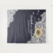 Trouwfotocabine Achtergrond Kant Slaande Zonneschi Wandkleed (Voorkant (horizontaal))