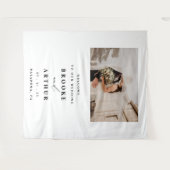 Trouwfotocabine-achtergrond met foto wandkleed (Voorkant (horizontaal))