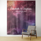 Trouwfotocabine Achtergrond Sterrenbeeld Sterrenst Wandkleed (In situ)