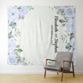 Trouwfotocabine Achtergrond Waterverf Bloemen Wandkleed (In Situ (horizontaal))