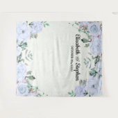 Trouwfotocabine Achtergrond Waterverf Bloemen Wandkleed (Voorkant (horizontaal))