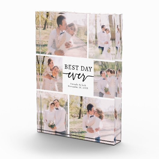 Trouwfotocollage Fotoblok (Rechts)