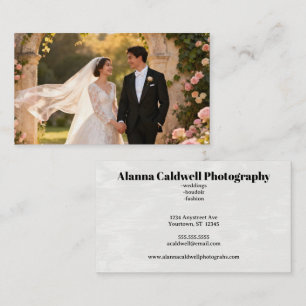 Trouwfotograaf Buitenhuwelijk Evenementenplanner Visitekaartje