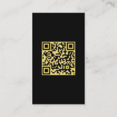 Trouwfotograaf Instagram Fotogrid QR-code Visitekaartje (Achterkant)