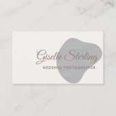 Trouwfotograaf Iridescent Pearl Opal Visitekaartje (Voorkant)