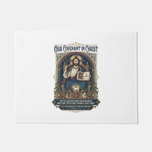 Trouwfotograaf Jezus T-shirt Christen Deurmat (Voorkant)