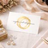 Trouwfotograaf Logo Visitekaartje Goud