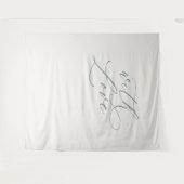 Trouwfotografie Achtergrond Banner Met Liefde Wandkleed (Voorkant (horizontaal))