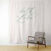 Trouwfotografie Achtergrond Banner Met Liefde Wandkleed (In situ)