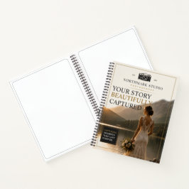 Trouwfotografie branding in vintage stijl  notitieboek