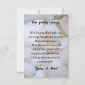 trouwfotokaart bedankkaart (Achterkant)