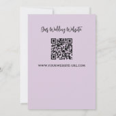 Trouwfotokaart met QR-code (Achterkant)